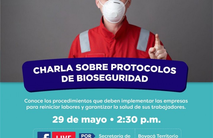 Charla Sobre Protocolos de Bioseguridad Adjuntamos las diapositivas co...